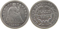 UNITED STATES OF AMERICA HALF DIME SEATED LIBERTY -