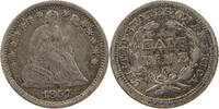 UNITED STATES OF AMERICA HALF DIME SEATED LIBERTY -