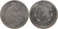 UNITED STATES OF AMERICA HALF DIME SEATED LIBERTY -