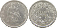 UNITED STATES OF AMERICA HALF DIME SEATED LIBERTY -