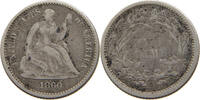 UNITED STATES OF AMERICA HALF DIME SEATED LIBERTY -
