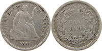 UNITED STATES OF AMERICA HALF DIME SEATED LIBERTY -