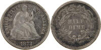 UNITED STATES OF AMERICA HALF DIME SEATED LIBERTY -