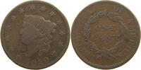 UNITED STATES OF AMERICA LARGE CENT CORONET HEAD LARGE DATE -