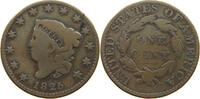 UNITED STATES OF AMERICA LARGE CENT CORONET HEAD -