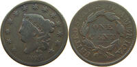 UNITED STATES OF AMERICA LARGE CENT CORONET HEAD -