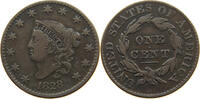 UNITED STATES OF AMERICA LARGE CENT CORONET HEAD -