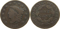 UNITED STATES OF AMERICA LARGE CENT CORONET HEAD -