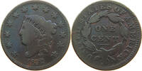 UNITED STATES OF AMERICA LARGE CENT CORONET HEAD -
