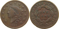UNITED STATES OF AMERICA LARGE CENT CORONET HEAD -
