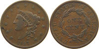 UNITED STATES OF AMERICA LARGE CENT CORONET HEAD MEDIUM LETTERS -