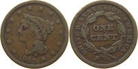 UNITED STATES OF AMERICA LARGE CENT BRAIDED HAIR LARGE DATE -