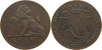 5 CENTIMES 1837 BELGIUM LEOPOLD I. (1831-1865) SS