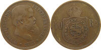 BRAZIL 40 REIS PEDRO II. (1831-1889) -