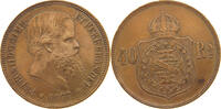 BRAZIL 40 REIS PEDRO II. (1831-1889) DOUBLE STRUCK 7 -