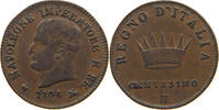 ITALY STATES NAPOLEON I. CENTESIMO NAPOLEON I. (1804-1814, 1815) -