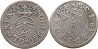 Bayern 2 Kreuzer Maximilian I., als Kurfürst 1623-1651 -