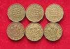 GREAT BRITAIN COLLECTION LOT COLLECTION LOT GREAT BRITAIN THREEPENNY 1937-1964 ALL DIFFERENT YEARS 6PC 42G -