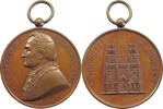 Frankreich Medaille Orleans Dupanloup Félix Antoine Philibert (1802-1878) Cathedral Orleans -