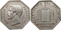 Frankreich Medaille Napoléon III, communauté des huissiers arrondissement d'Orléans, -