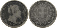 ITALY SARDINIA 50 CENTESIMI 1860 M Vittorio Emanuele II. S 60,00 EUR  plus 5,99 EUR verzending