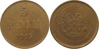 FINLAND 5 PENNIÄ Nikolaus II., 1894-1917 -