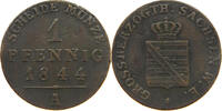 SACHSEN WEIMAR EISENACH PFENNIG Carl Friedrich 1828-1853 -