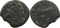 ANCIENT GREECE SICILY AE ZEUS / HORSE -