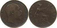 GREAT BRITAIN HALFPENNY Edward VII., 1901 - 1910 -