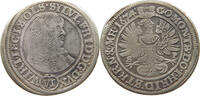 SCHLESIEN WURTTEMBERG ÖLS 6 KREUZER Sylvius Friedrich 1664-1697. -