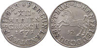 BRAUNSCHWEIG LÜNEBURG 12 MARIENGROSCHEN Johann Friedrich 1665-1679. -