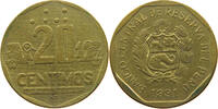 PERU 20 CENTAVOS -