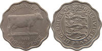 GUERNSEY 3 PENCE -