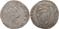 PAPAL STATES TESTONE SIXTUS V. S PETRVS ALMA ROMA DOUBLES TRUCK -