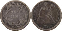 USA DIME SEATED LIBERTY -