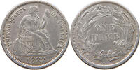 USA DIME SEATED LIBERTY -