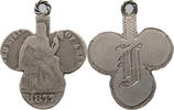 USA DIME CLOVER LEAF ENGRAVED -