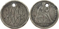 USA DIME SEATED LIBERTY ENGRAVED -