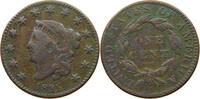 USA LARGE CENT CORONET HEAD -