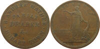 AUSTRALIA PENNY TOKEN Victoria (1837-1901) HOBART TOWN DRAPER HOBART TOWN TASMANIA -
