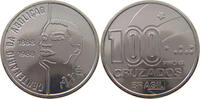 BRAZIL 100 CRUZADOS BRAZIL 100 CRUZADOS 1988 PROVA PATTERN -
