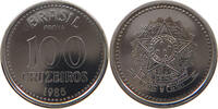 BRAZIL 10 CRUZEIROS BRAZIL 100 CRUZEIROS 1985 PROVA PATTERN -
