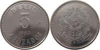 BRAZIL 5 CRUZADOS BRAZIL 5 CRUZADOS 1987 PROVA PATTERN -
