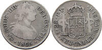 CHILE 2 REALEES Carlos IV, 1788-1808 -
