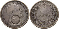COSTA RICA REAL ON SIXPENCE COSTA RICA 1 REAL COUNTERMARK LION DOUBLE STRUCK ON SIXPENCE 1836 RARE -