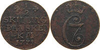 DENMARK 1/2 SKILLING -