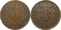Portugal 20 reis Maria II 1834-1853. -