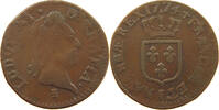 FRANCE 1/2 SOL LOUIS XV. (1715–1774) -