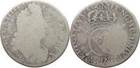 FRANCE 1/4 ECU Louis XIV. (1643–1715) OVERSTRUCK -
