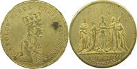 FRANCE MEDAILLE Charles X. (1824-1830) JETON CORONATION REMIS -